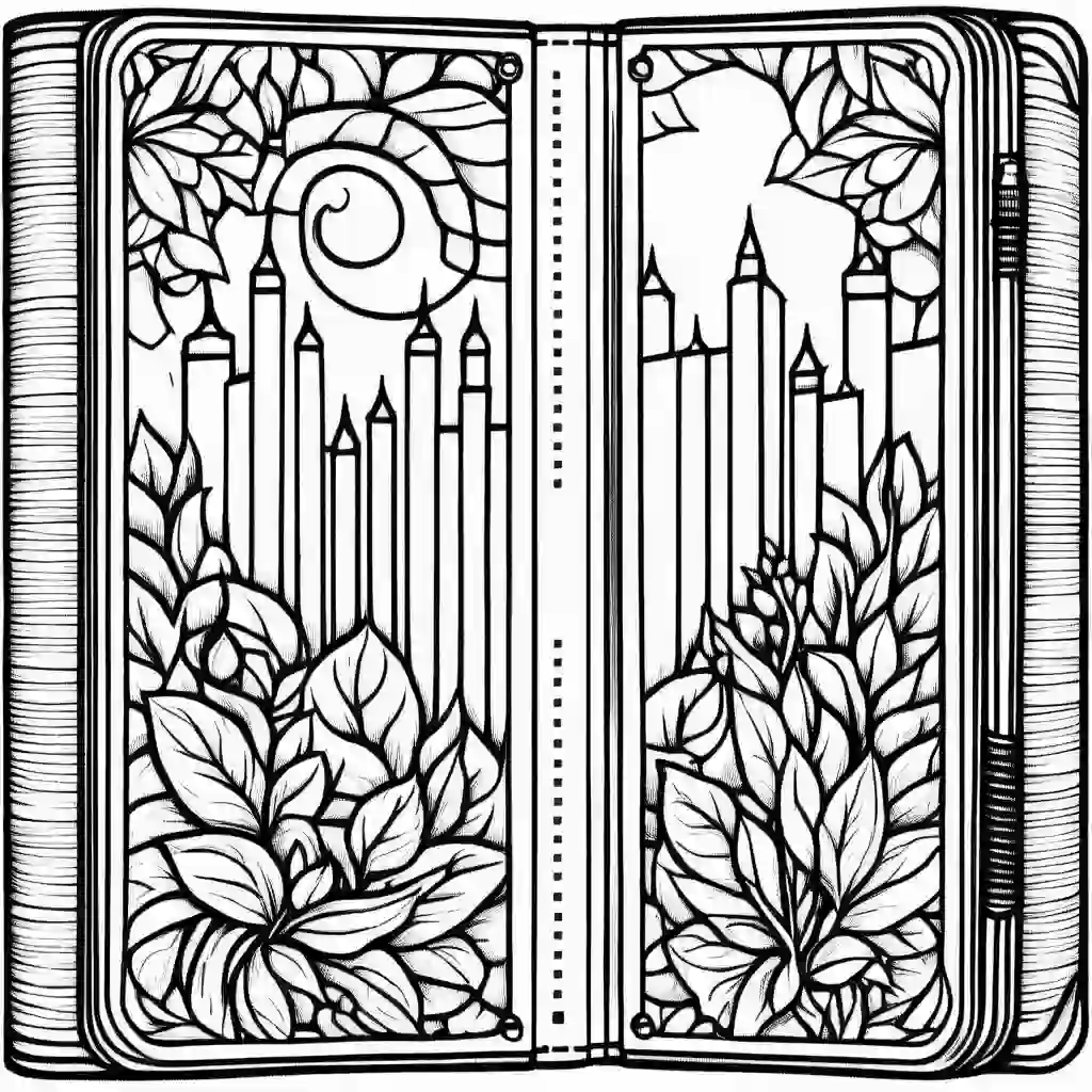 Wallet coloring pages